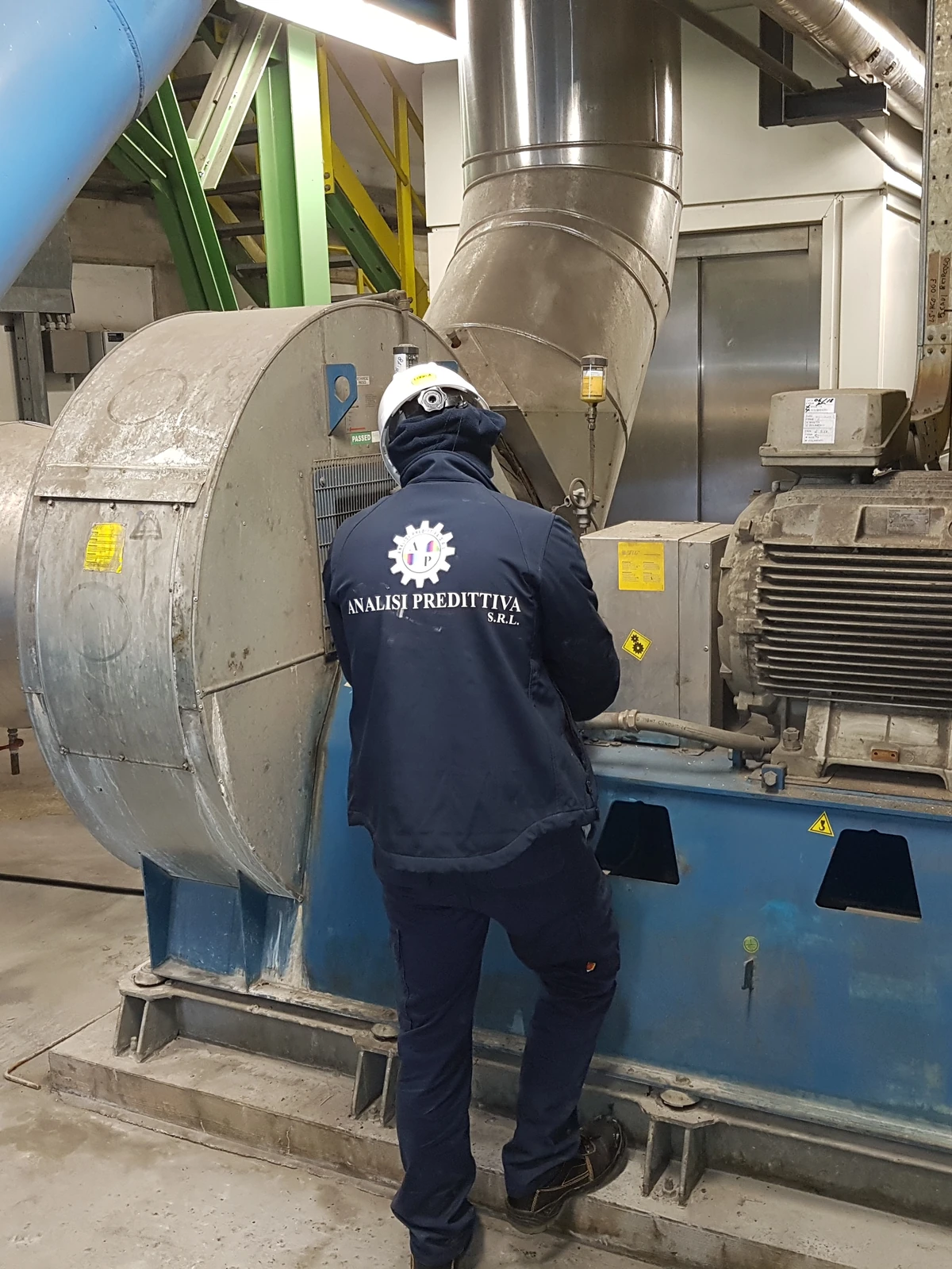 Bilanciatura in campo su girante industriale