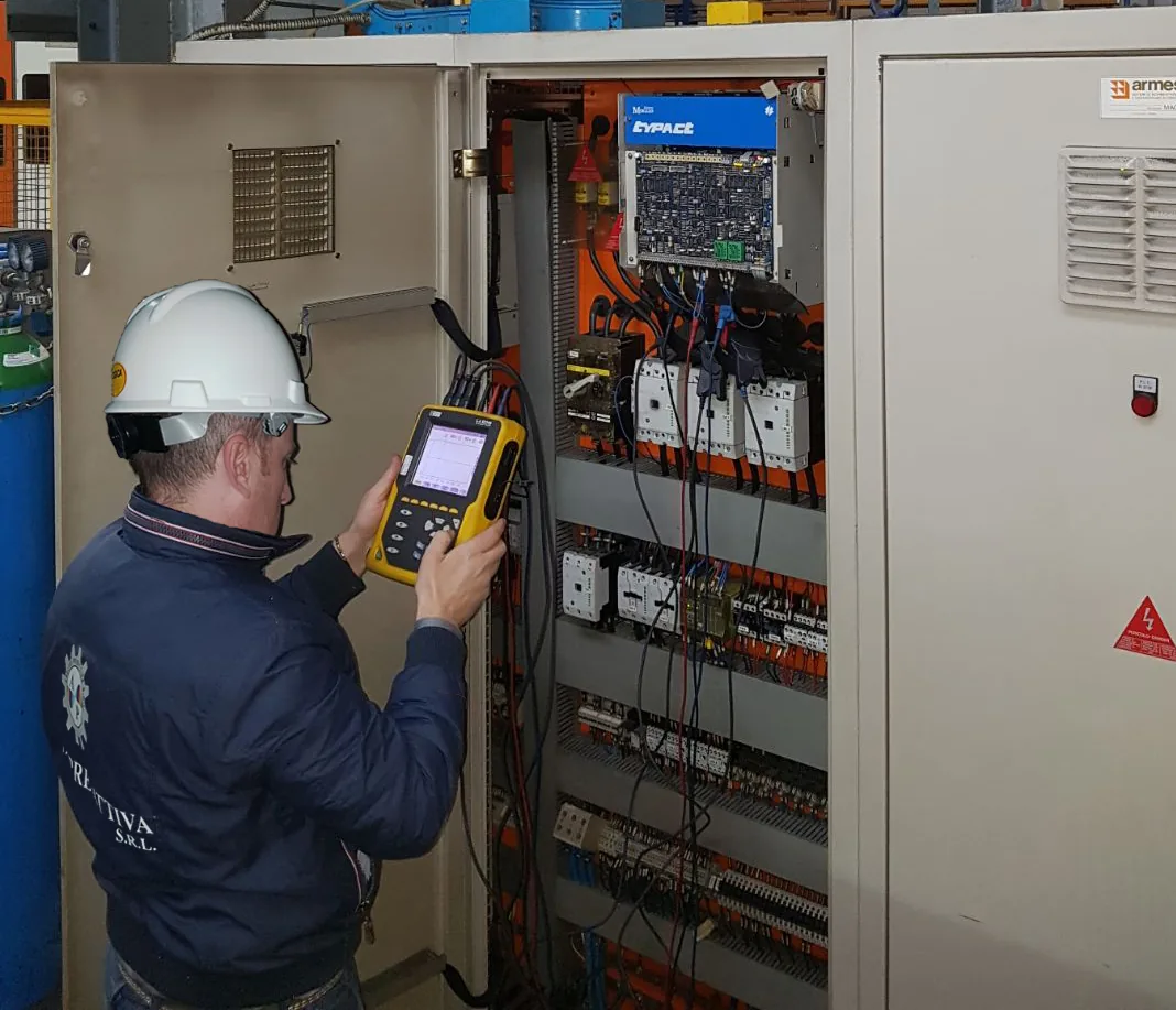 Controllo elettrico su azionamento