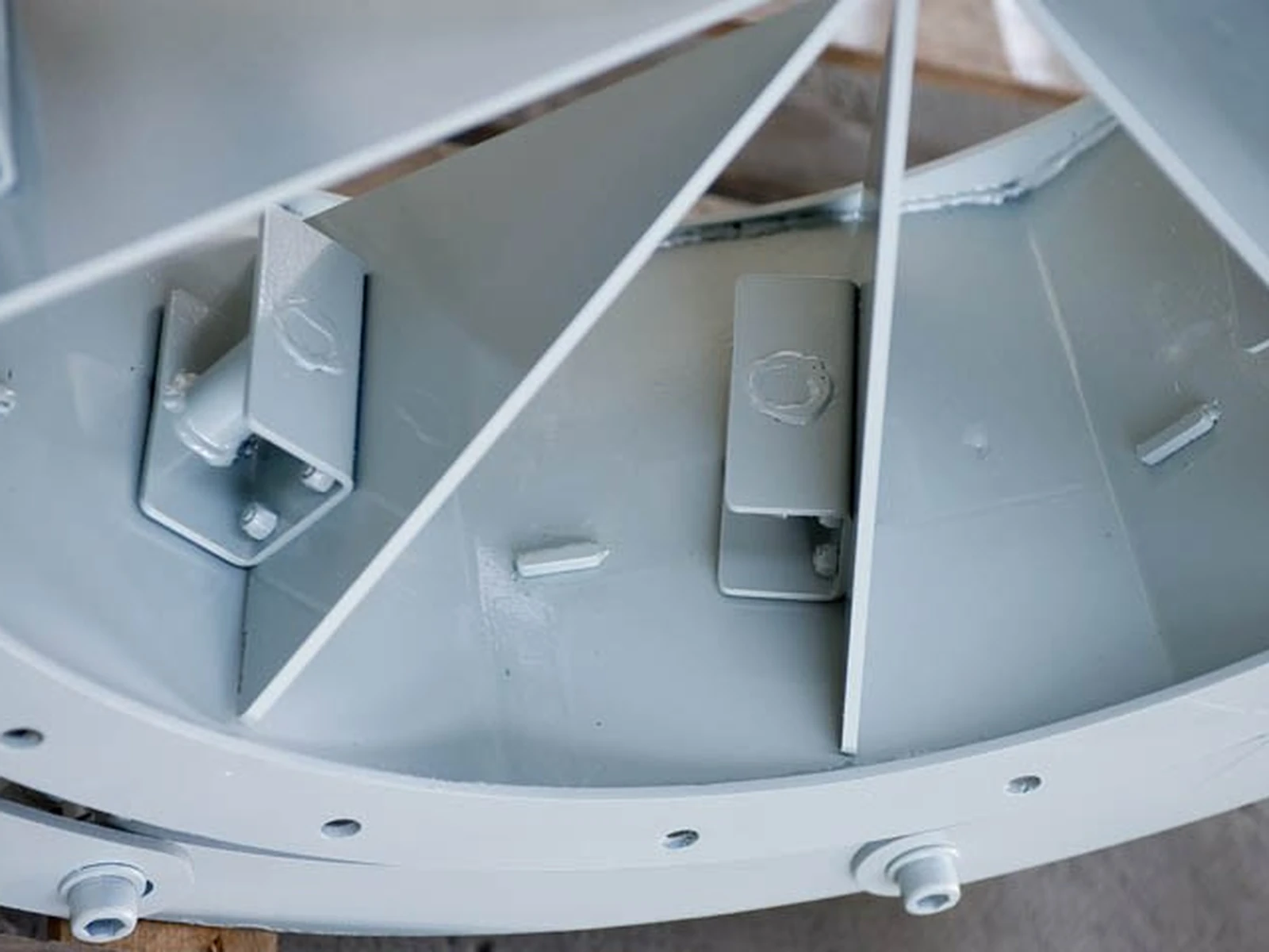 Impianto con ventilatore industriale